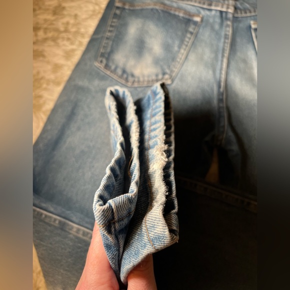 Vintage 90s Rustler Regular Straight Leg Distressed Jeans Denim size 12 33x30 - Picture 4 of 13